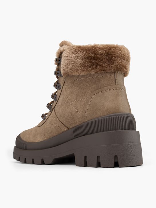 pasarela de cordones de arranque taupe deichmann