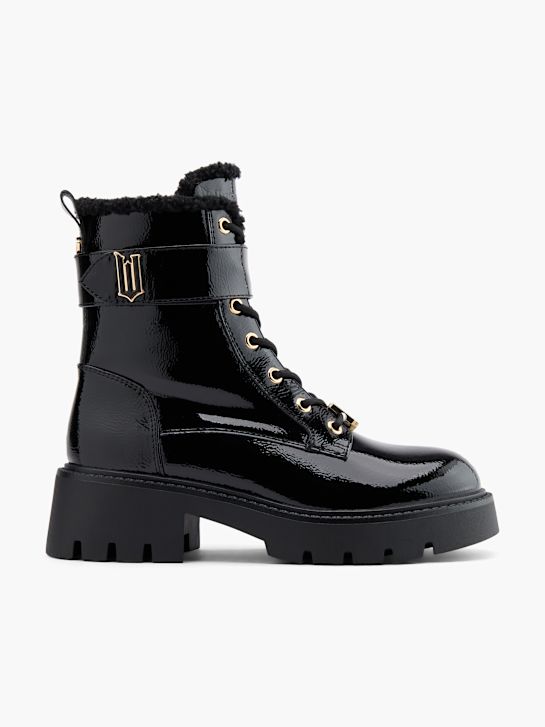 wicked cordones de arranque negro deichmann