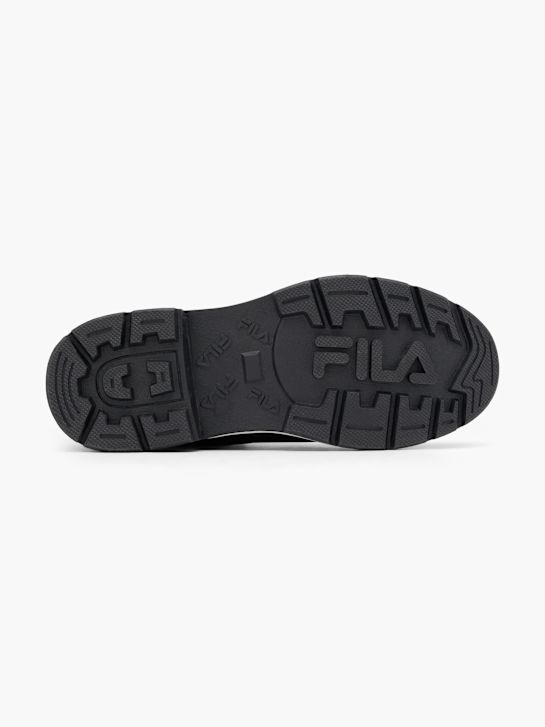 la fila de cordones de arranque negro deichmann