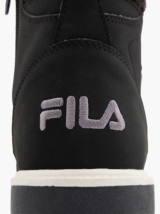 la fila de cordones de arranque negro deichmann