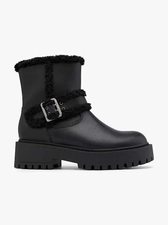 pasarela de invierno de arranque negro deichmann